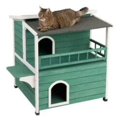 Casita Sunroof Para Mascotas -Mascota Tienda 100823 katzenhaus sonnendach fg 5091 1