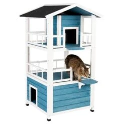 Casita Penthouse Para Mascotas -Mascota Tienda 100914 katzenhaus penthouse fg 4383 1