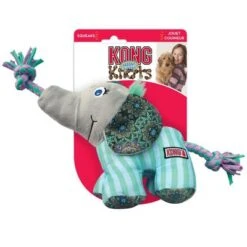 KONG Knots Carnival Elefante De Peluche Para Perros -Mascota Tienda 116289 kong knots carnival elephant hs 01 2