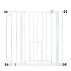 Barrera Carlson Pet Gate Con Puerta Gatera -Mascota Tienda 128301 pla carlsonpetproducts carlson absperrgitter petgate katzentuer hs 04 6