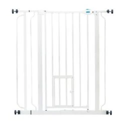 Barrera Carlson Pet Gate Extra Alta Con Puerta Gatera -Mascota Tienda 128303 pla carlsonpetproducts carlson absperrgitter petgate extrahoch katzentuer hs 03 5