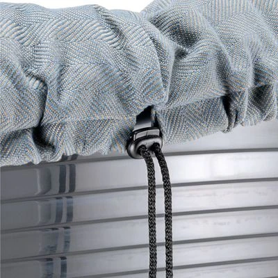 Cesta Ferplast Siesta Deluxe Negra Con Funda Sofá Tweed Azul 6 Cesta Ferplast Siesta Deluxe Negra Con Funda Sofá Tweed Azul - Imagen 4