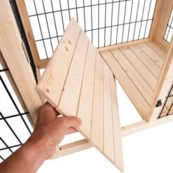 Jaula De Madera Dog Palace Para Perros -Mascota Tienda 167797 bodenplatten fg 7320 0