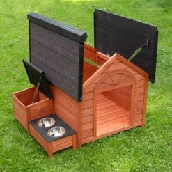 Caseta De Madera Jackson Para Perros -Mascota Tienda 167896 jackson outside fg 4161 9