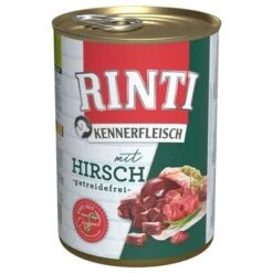 Pack Ahorro: Rinti Kennerfleisch 12 X 400 G -Mascota Tienda 173102 pla bilder rinti kennerfleisch hirsch 400g hs 01 7