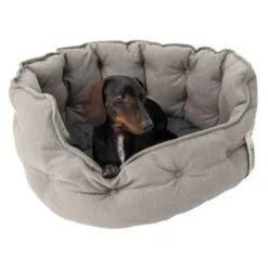 Cama Cozy EcoLIFE Gris Para Perros -Mascota Tienda 180712 cozy ecolife grau fg 6355 0