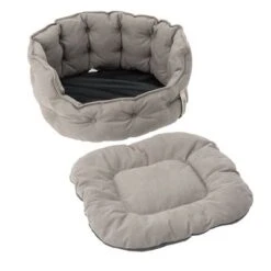 Cama Cozy EcoLIFE Gris Para Perros -Mascota Tienda 180712 cozy ecolife grau fg 6372 4