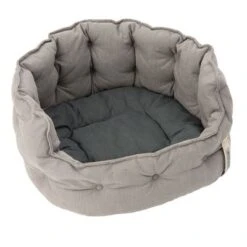 Cama Cozy EcoLIFE Gris Para Perros -Mascota Tienda 180713 pla cozy ecolife grau fg 6363 3