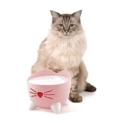 Bebedero Fuente Catit PIXI Rosa -Mascota Tienda 187697 hagencontainer catit pixi trinkbrunnen pink hs 11 7
