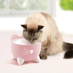 Bebedero Fuente Catit PIXI Rosa -Mascota Tienda 187697 hagencontainer catit pixi trinkbrunnen pink hs 12 0