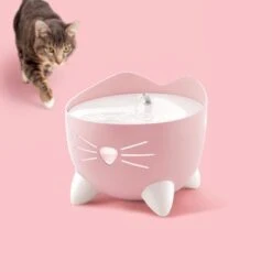 Bebedero Fuente Catit PIXI Rosa -Mascota Tienda 187697 hagencontainer catit pixi trinkbrunnen pink hs 13 7