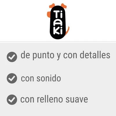 Jirafa De Punto TIAKI Juguete Para Perros 6 Jirafa De Punto TIAKI Juguete Para Perros - Imagen 4