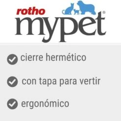Contenedor De Pienso Rotho MyPet Flo Para Servir -Mascota Tienda 1 benefits template accesories 1000x1000 int 3 7