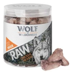 Pack Ahorro 4 X Wolf Of Wilderness RAW Snacks Liofilizados Premium -Mascota Tienda 1 wow raw snacks chicken 1000x1000 7