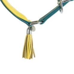 Collar Para Galgos Trixie Active Comfort Verde Petróleo/amarillo -Mascota Tienda 200313 202100 200314 200315 trixie active comfort halsband windhunde hs 03 4