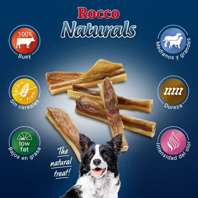 Rocco Naturals Cuero Cabelludo De Buey Para Perros 4 Rocco Naturals Cuero Cabelludo De Buey Para Perros - Imagen 2