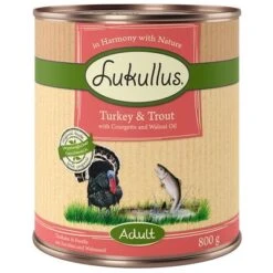 Lukullus Adult Sin Cereales 6 X 800 G -Mascota Tienda 2023 09 lk 800g apf adult turkey trout 1000x1000 3