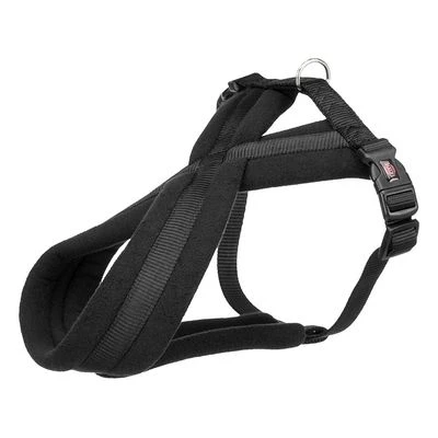 Arnés Acolchado Trixie Premium Touren Negro Para Perros