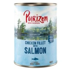 Purizon Adult 12 X 400 G Comida Húmeda Sin Cereales Para Perros -Mascota Tienda 209097 pla purizon lachs 400 g 1