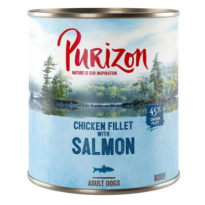 Purizon Adult 12 X 800 G Comida Húmeda Sin Cereales Para Perros 4 Purizon Adult 12 X 800 G Comida Húmeda Sin Cereales Para Perros - Imagen 2