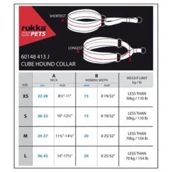 Collar Rukka® Cube, Negro -Mascota Tienda 216996 216997 216998 216999 lfashion rukkapets cube halsband schwarz hs 04 0