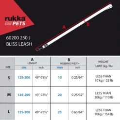 Correa Rukka® Bliss, Negra -Mascota Tienda 217099 217100 217101 lfashion rukkapets blissleine schwarz hs 02 9