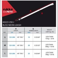 Correa Rukka® Bliss Neon, Amarilla -Mascota Tienda 227196 227197 227296 rukka bliss neon leine gelb hs 02 5