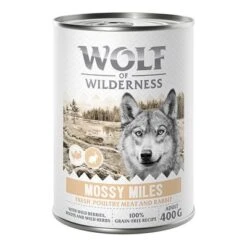Wolf Of Wilderness Expedition 6 X 400 G -Mascota Tienda 2309 wow poultry based mossy miles 400g front 1000x1000 6