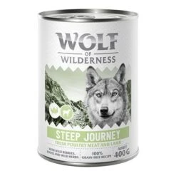 Wolf Of Wilderness Expedition 6 X 400 G -Mascota Tienda 2309 wow poultry based steep journey 400g front 1000x1000 6