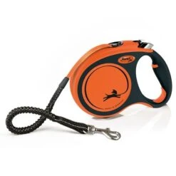 Correa Extensible Flexi Xtreme Naranja Con Cinta De 5 M -Mascota Tienda 252497 flexi xtreme urtleine orange 5m hs 02 3