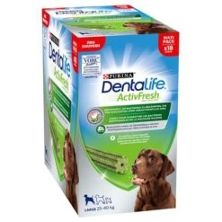 PURINA Dentalife Active Fresh Snacks Dentales Para Perros Grandes -Mascota Tienda 256896 pla nestle purina dentalife active fresh taegliche zahnpflegesnacks grosse hunde hs 01 2