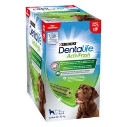 PURINA Dentalife Active Fresh Snacks Dentales Para Perros Grandes -Mascota Tienda 256896 pla purina dentalife activefresh tagliche zahnpflege snacks grossehunde 18st hs 01 9