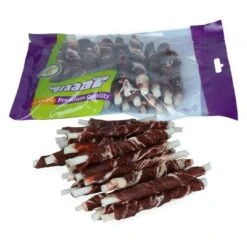 Braaaf Palitos Enrollados De Cordero Con Bacalao Para Perros -Mascota Tienda 257466 braaaf rollsticks lamm kabeljau hs 03 5