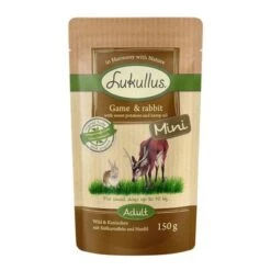 Lukullus Mini Sin Cereales 48 X 150 G - Pack Ahorro -Mascota Tienda 264607 pla luk mini gamerabbit 6x150g 8