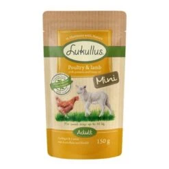 Lukullus Mini Sin Cereales 48 X 150 G - Pack Ahorro -Mascota Tienda 264996 pla luk mini poultrylamb 6x150g 3