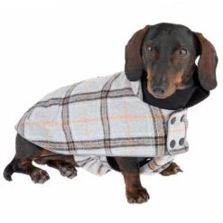 Abrigo Flannel Check Para Perros -Mascota Tienda 269061 35cm dackel fg 2607 3