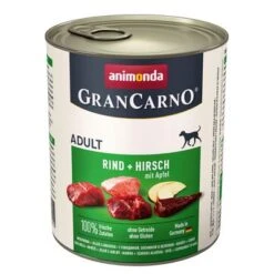 Animonda GranCarno Original Adult 12 X 800 G - Pack Ahorro -Mascota Tienda 27991 pla animonda grancarno rinduhirschapfel 800g 0 1