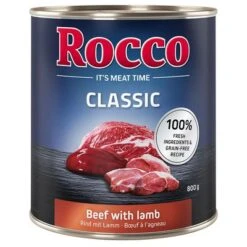 Rocco Classic 24 X 800 G -Mascota Tienda 28014 pla megapack rocco classic rindlamm 800g hs 01 5