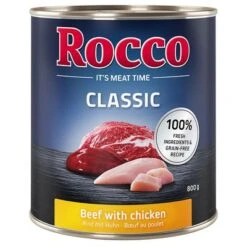 Rocco Classic 24 X 800 G -Mascota Tienda 28015 pla megapack rocco classic rindhuhn 800g hs 01 7
