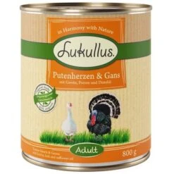 Lukullus Adult 6 X 800 G -Mascota Tienda 28050 pla lukullus putenherzen gans 6 x 800 g 9