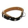 Collar De Cuero Heim Edelweiß Color Negro / Natural Para Perros 1 Collar De Cuero Heim Edelweiß Color Negro / Natural Para Perros -Mascota Tienda 298197 heim halsband edelwei 20mm 40cm hs 03 1