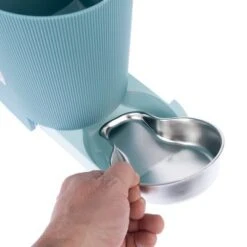 TIAKI Tolva Para Pienso Y Agua, Azul Claro Para Mascotas -Mascota Tienda 302396 tiaki wasser und futterspender fg 6119 7