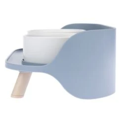 TIAKI Comedero Doble De Cerámica Para Mascotas -Mascota Tienda 302496 tiaki napf duo grau fg 6155 4