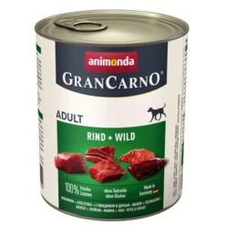 Animonda GranCarno Original Adult 12 X 800 G - Pack Ahorro -Mascota Tienda 31087 pla animonda grancarno rinduwild 800g 3