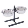 Soporte Ajustable Con 2 Comederos Incluidos -Mascota Tienda 313523 kumar hundebar inklusive 2 edelstahln pfe 01 dsc5827 7