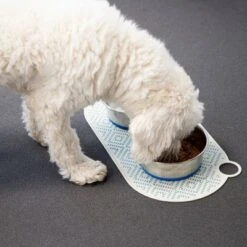 Alfombrilla Para Comederos TIAKI Silikon Rombo Verde -Mascota Tienda 319003 tiaki silikon napfunterlage gr ne raute hs 06 5