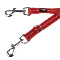 Correa Ajustable TIAKI Reflective Rubber Roja Para Perros -Mascota Tienda 323007 reflective rubber 2m fg 1254 5