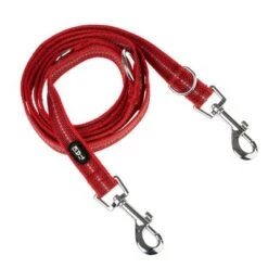 Correa Ajustable TIAKI Reflective Rubber Roja Para Perros -Mascota Tienda 323007 reflective rubber 2m fg 1262 1