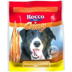 Megapack Rocco Chings Originals Láminas De Carne Para Perros 15 X 250 G 21 Megapack Rocco Chings Originals Láminas De Carne Para Perros 15 X 250 G -Mascota Tienda 32418 PLA Rocco Chings Huehnerbrust in Streifen 250 g 3