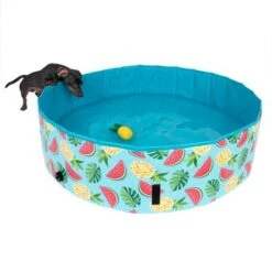 Piscina Para Perros TIAKI Con Cubierta 27 Piscina Para Perros TIAKI Con Cubierta -Mascota Tienda 326696 floating pineapple fg 6641 9